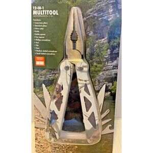 Ozark Trail 12-in-1 Multi Tool w/ Sheath Camping Fishing Bradn New!